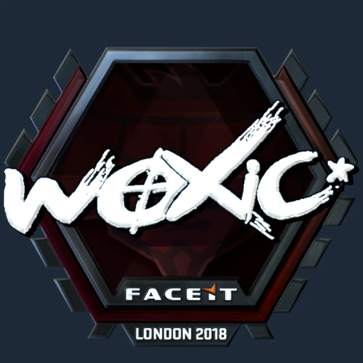 Sticker | woxic (Foil) | London 2018