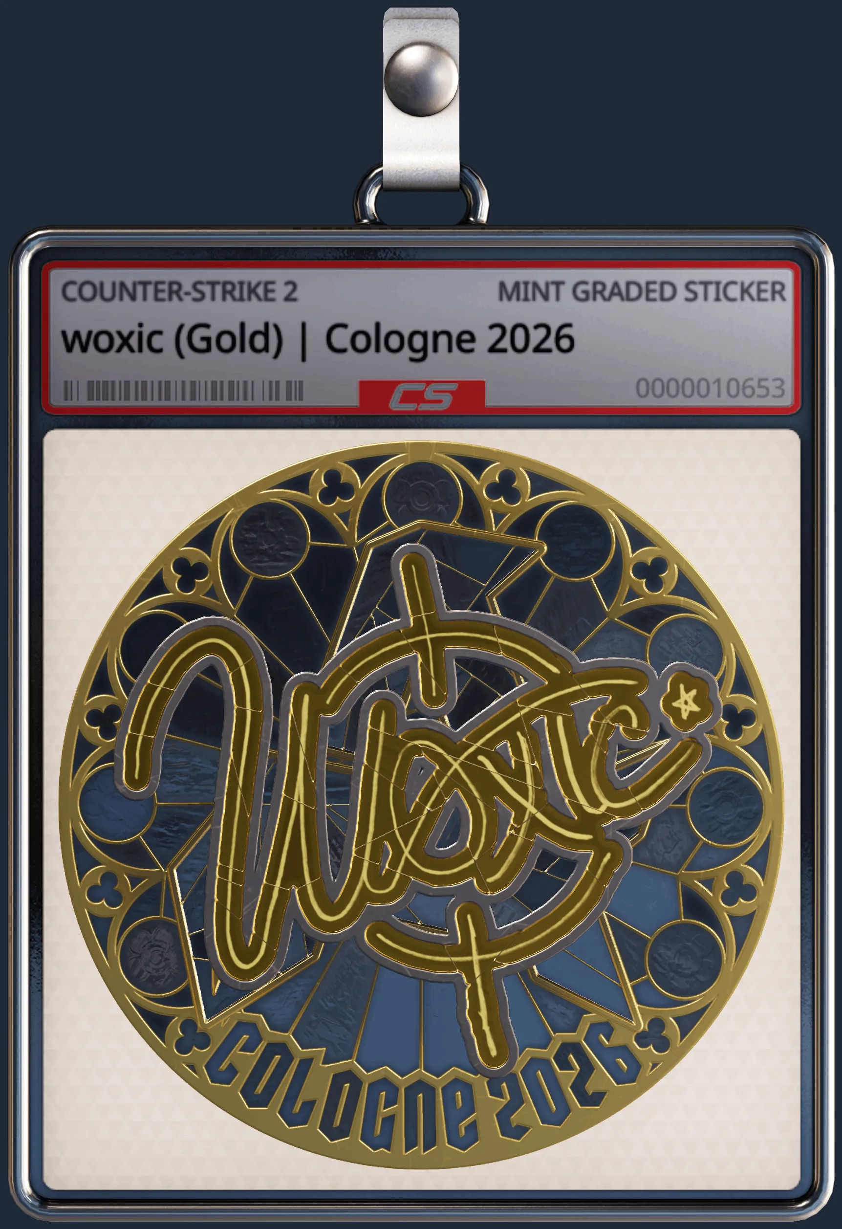 Sticker | woxic (Gold) | Cologne 2026 Sticker | woxic (Gold) | Cologne 2026