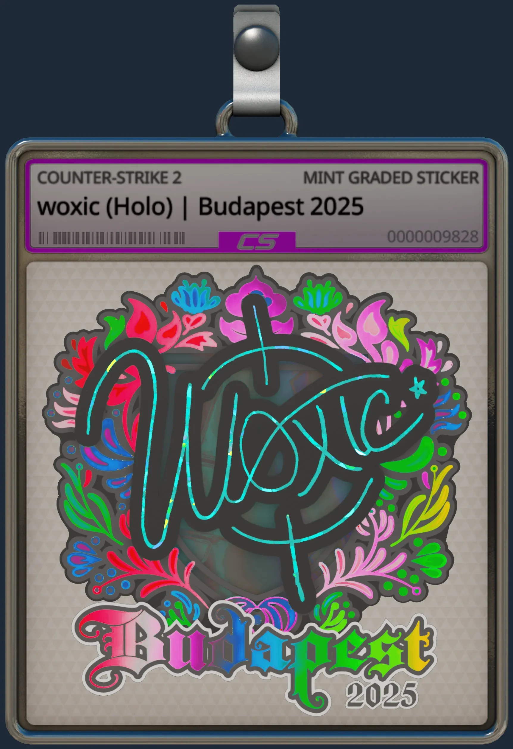 Sticker | woxic (Holo) | Budapest 2025