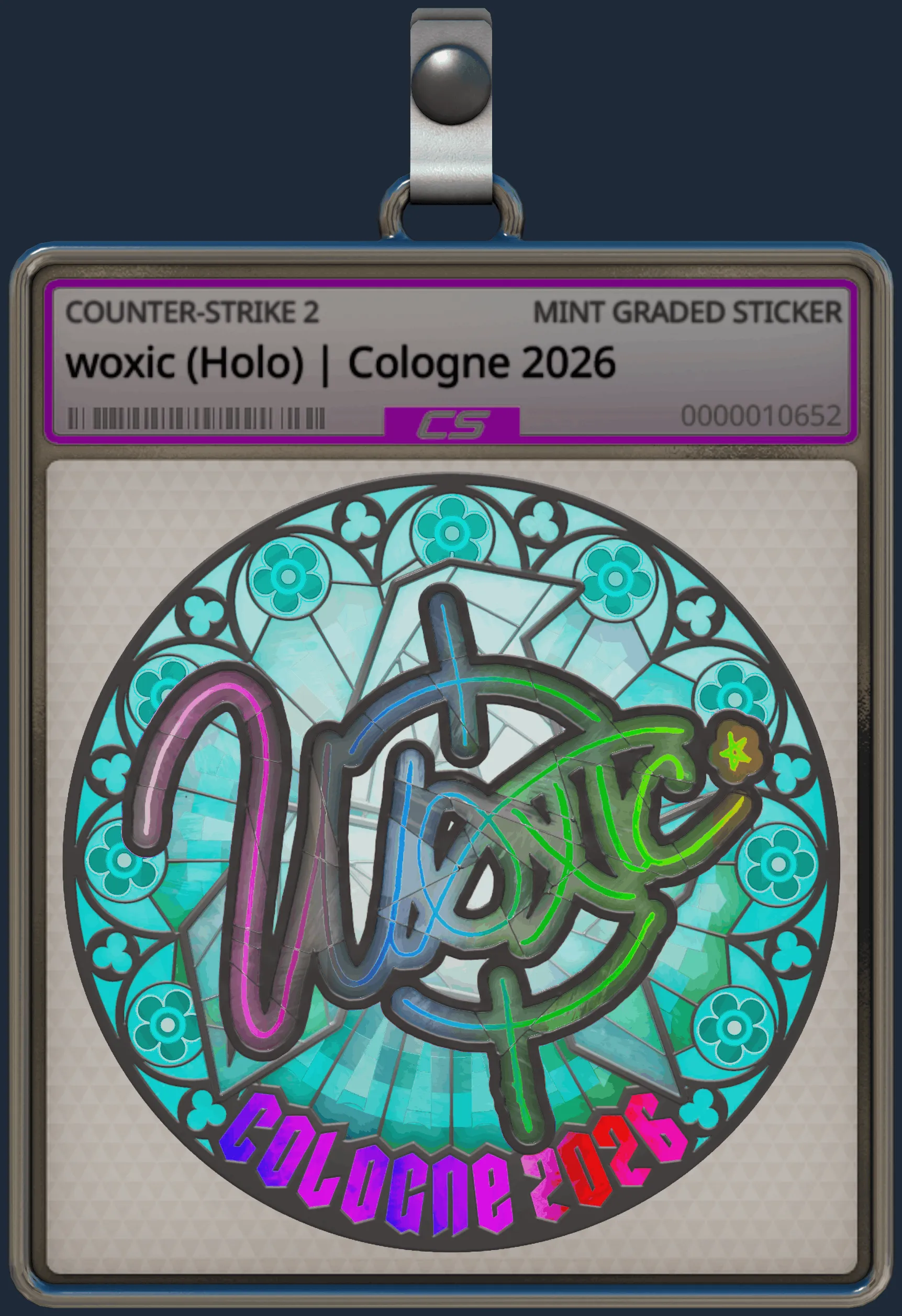 Sticker | woxic (Holo) | Cologne 2026 Sticker | woxic (Holo) | Cologne 2026
