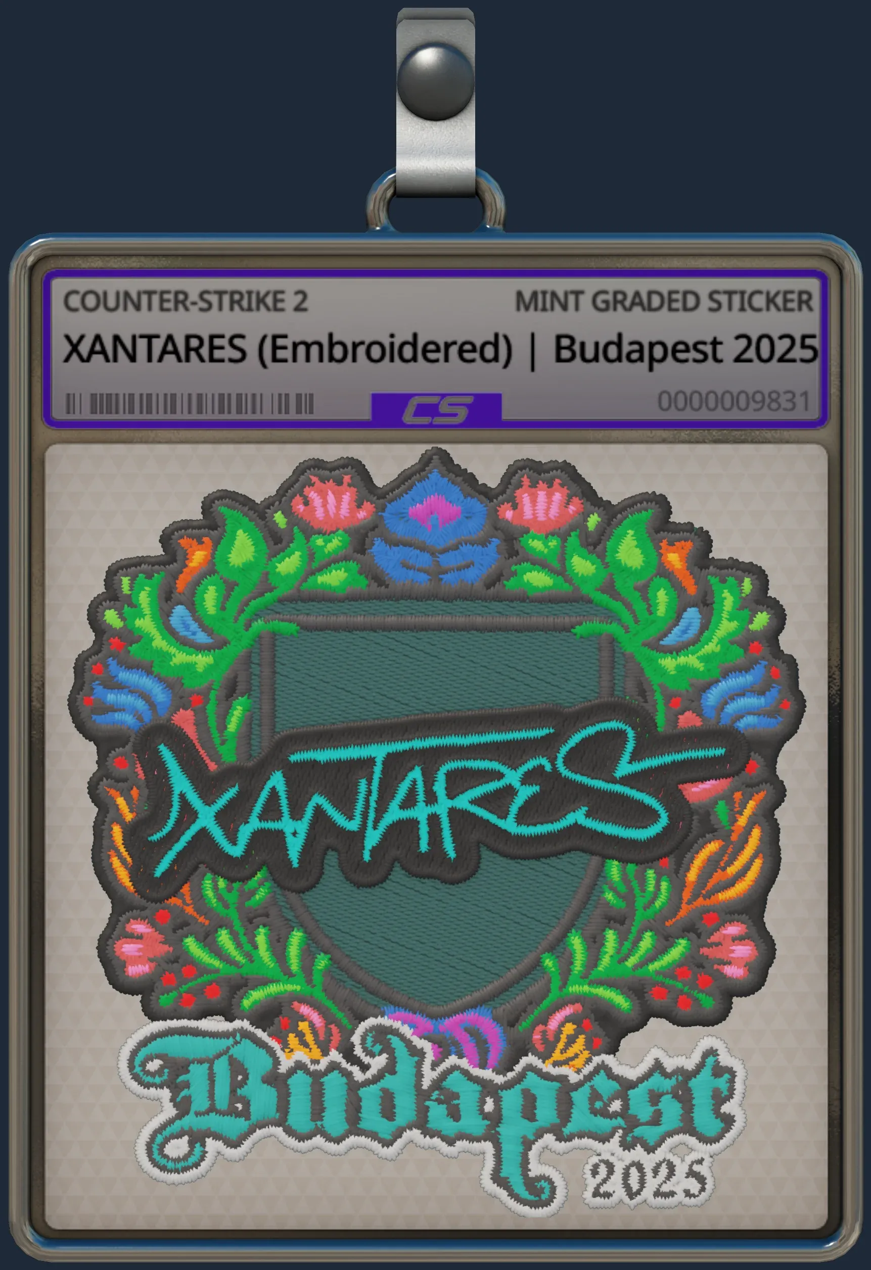 Sticker | XANTARES (Embroidered) | Budapest 2025