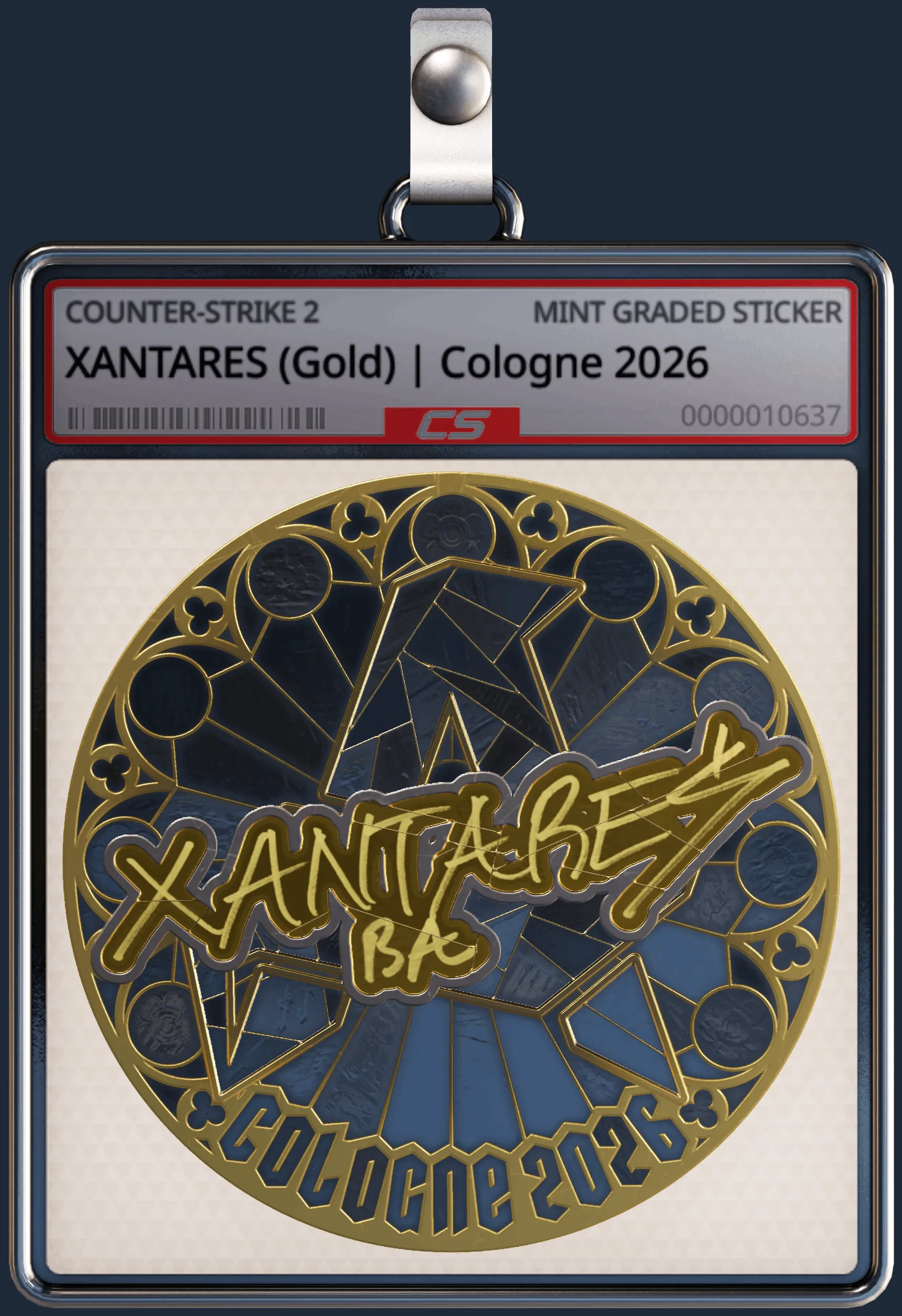 Sticker | XANTARES (Gold) | Cologne 2026 Sticker | XANTARES (Gold) | Cologne 2026