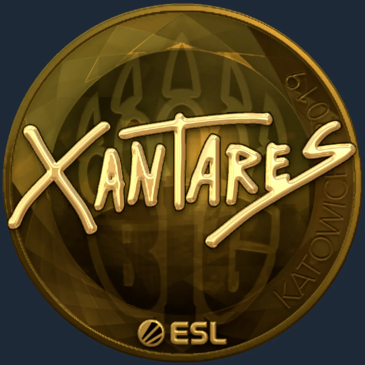 Sticker | XANTARES (Gold) | Katowice 2019