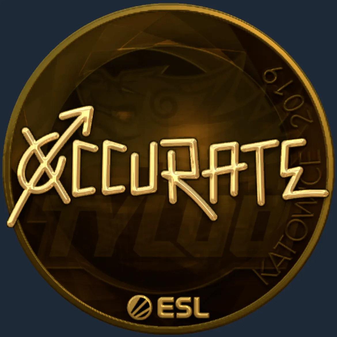 Sticker | xccurate (Gold) | Katowice 2019