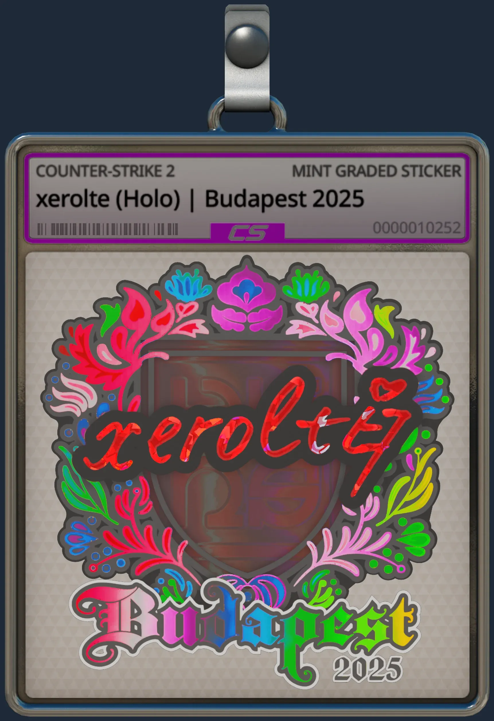 Sticker | xerolte (Holo) | Budapest 2025
