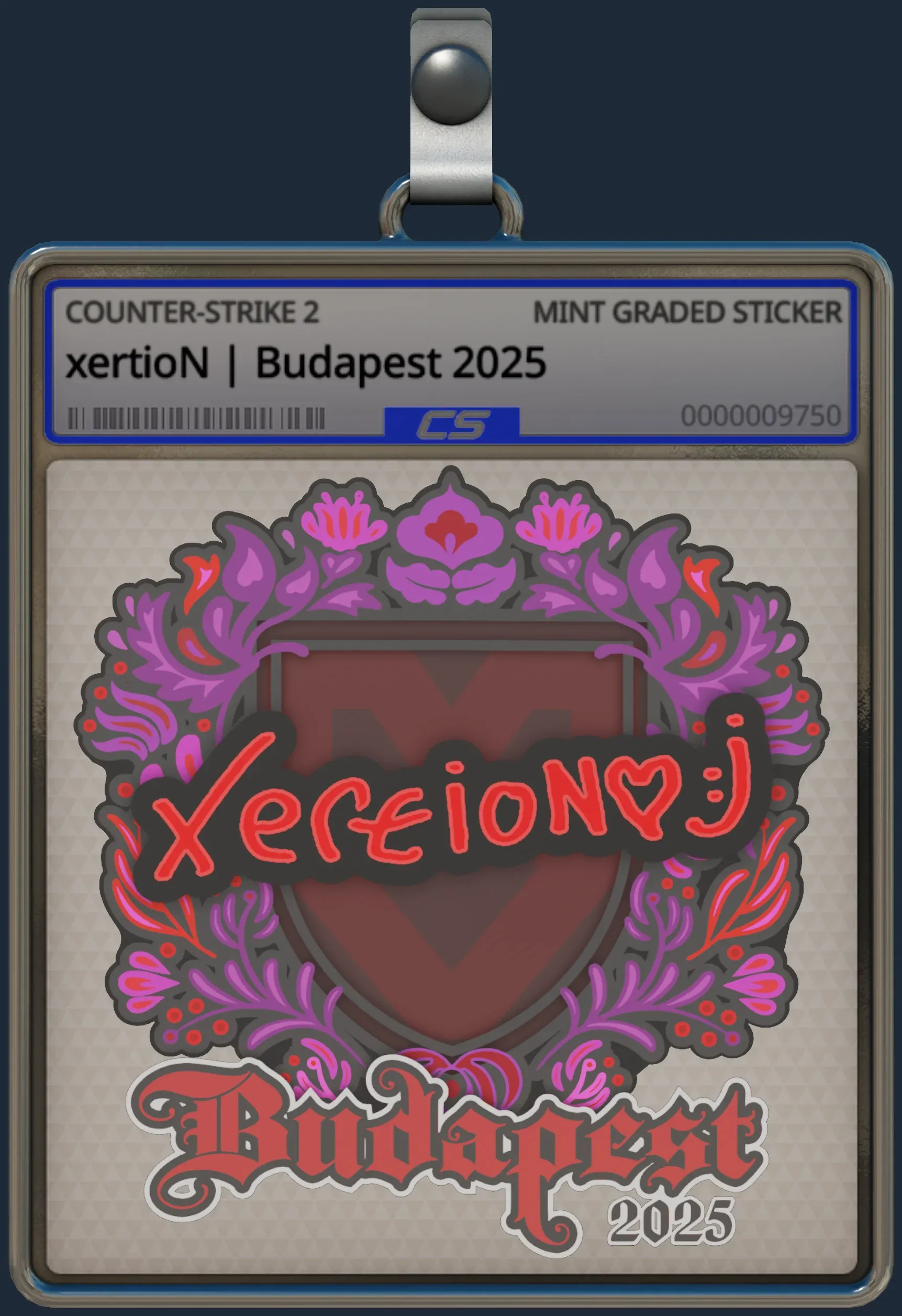 Sticker | xertioN | Budapest 2025 Sticker | xertioN | Budapest 2025