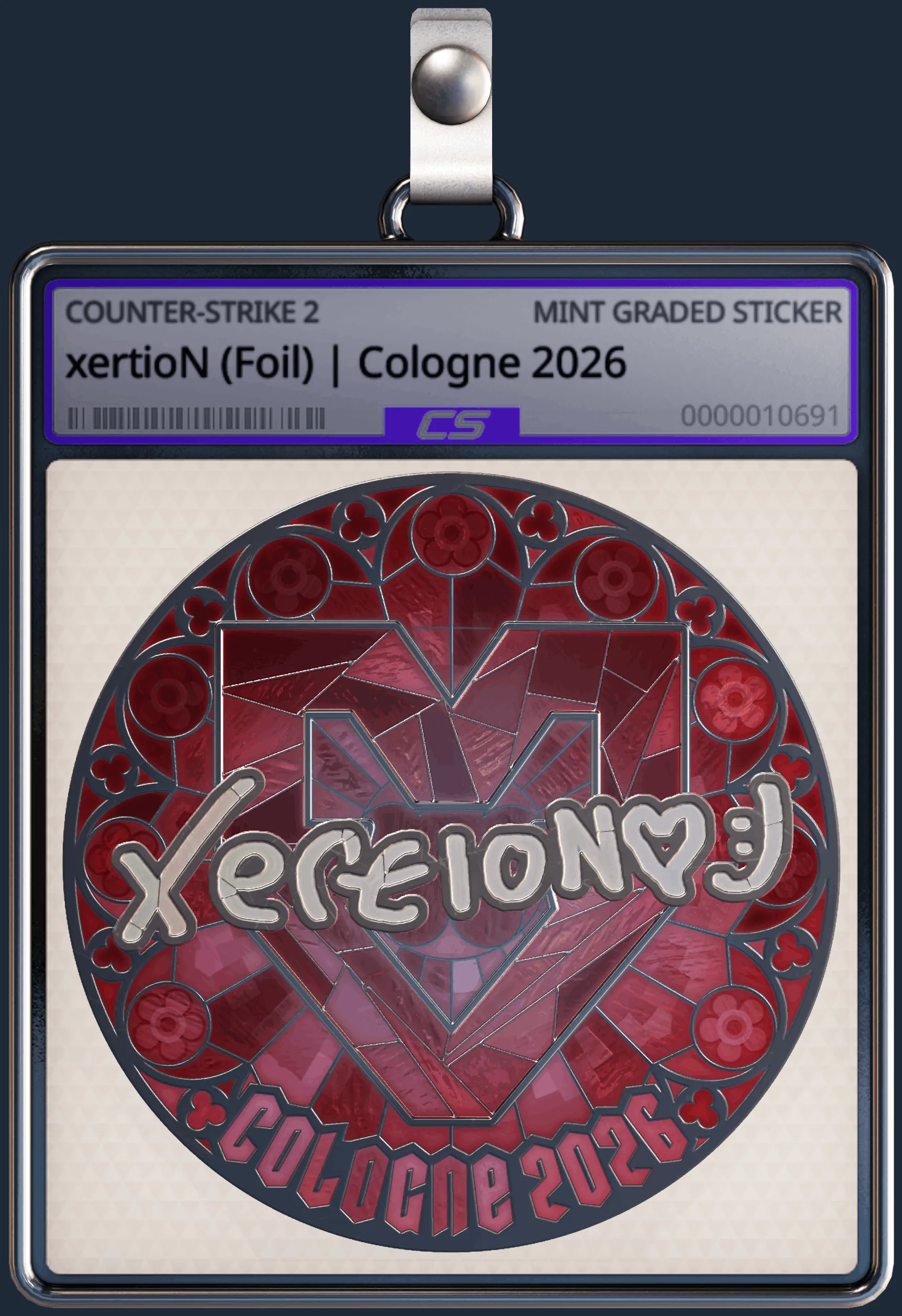 Sticker | xertioN (Foil) | Cologne 2026