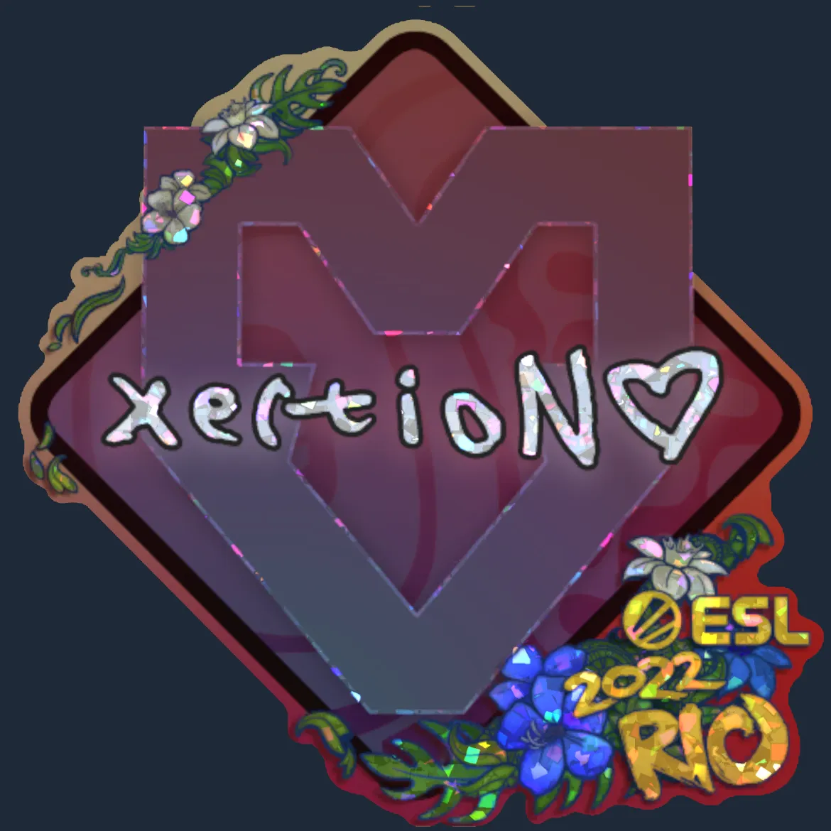 Sticker | xertioN (Glitter) | Rio 2022