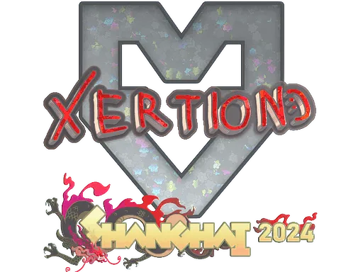 Sticker | xertioN (Glitter) | Shanghai 2024