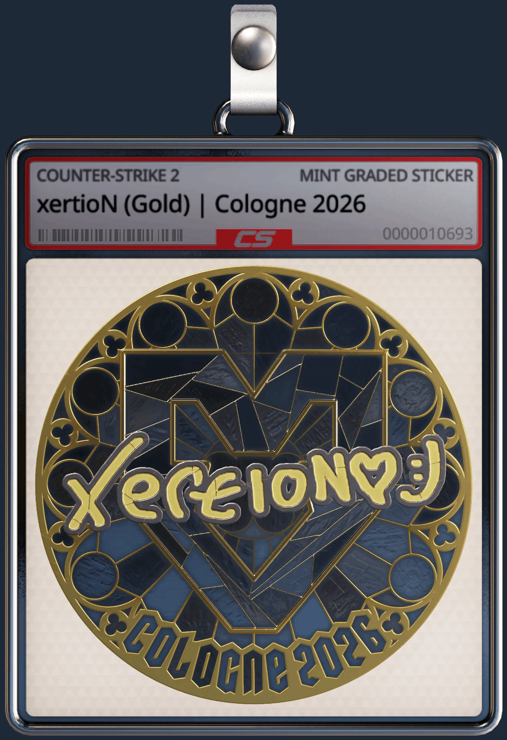 Sticker | xertioN (Gold) | Cologne 2026 Sticker | xertioN (Gold) | Cologne 2026