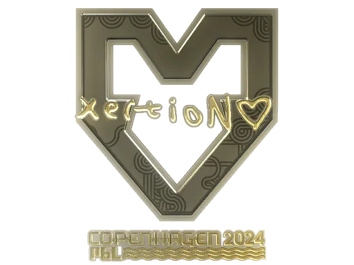 Sticker | xertioN (Gold) | Copenhagen 2024