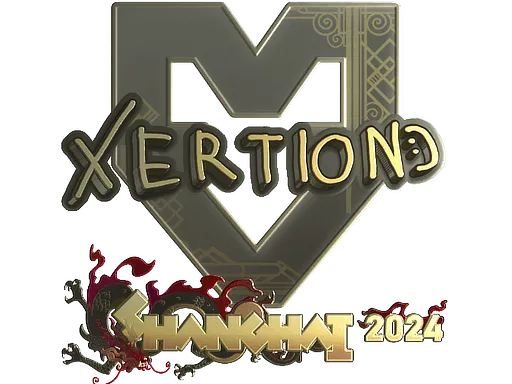 Sticker | xertioN (Gold) | Shanghai 2024
