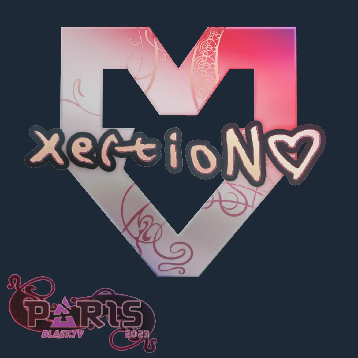 Sticker | xertioN (Holo) | Paris 2023