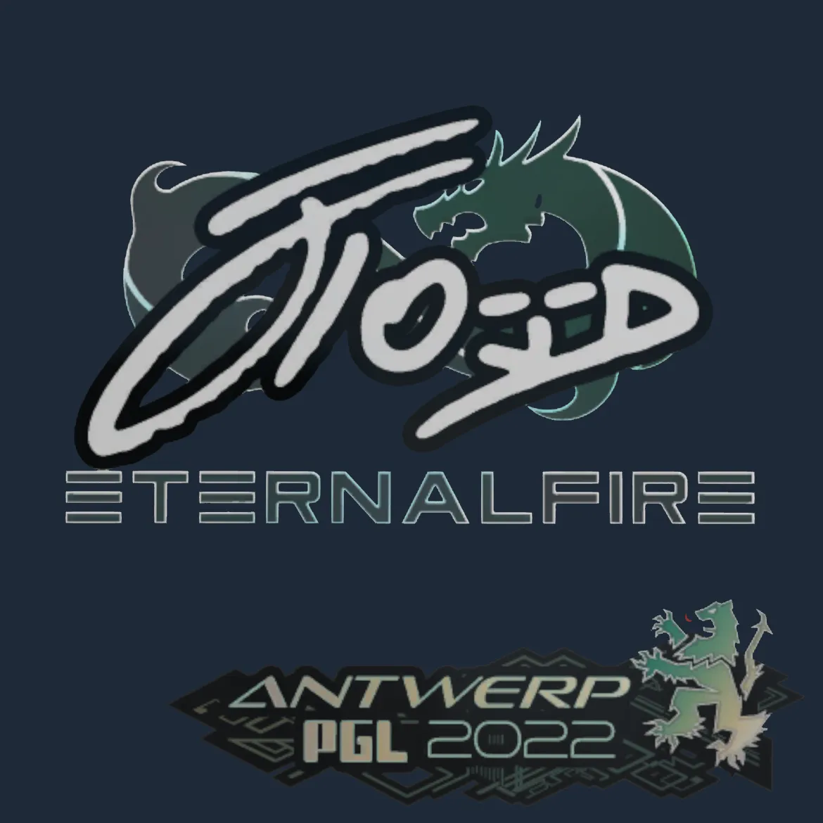 Sticker | xfl0ud | Antwerp 2022