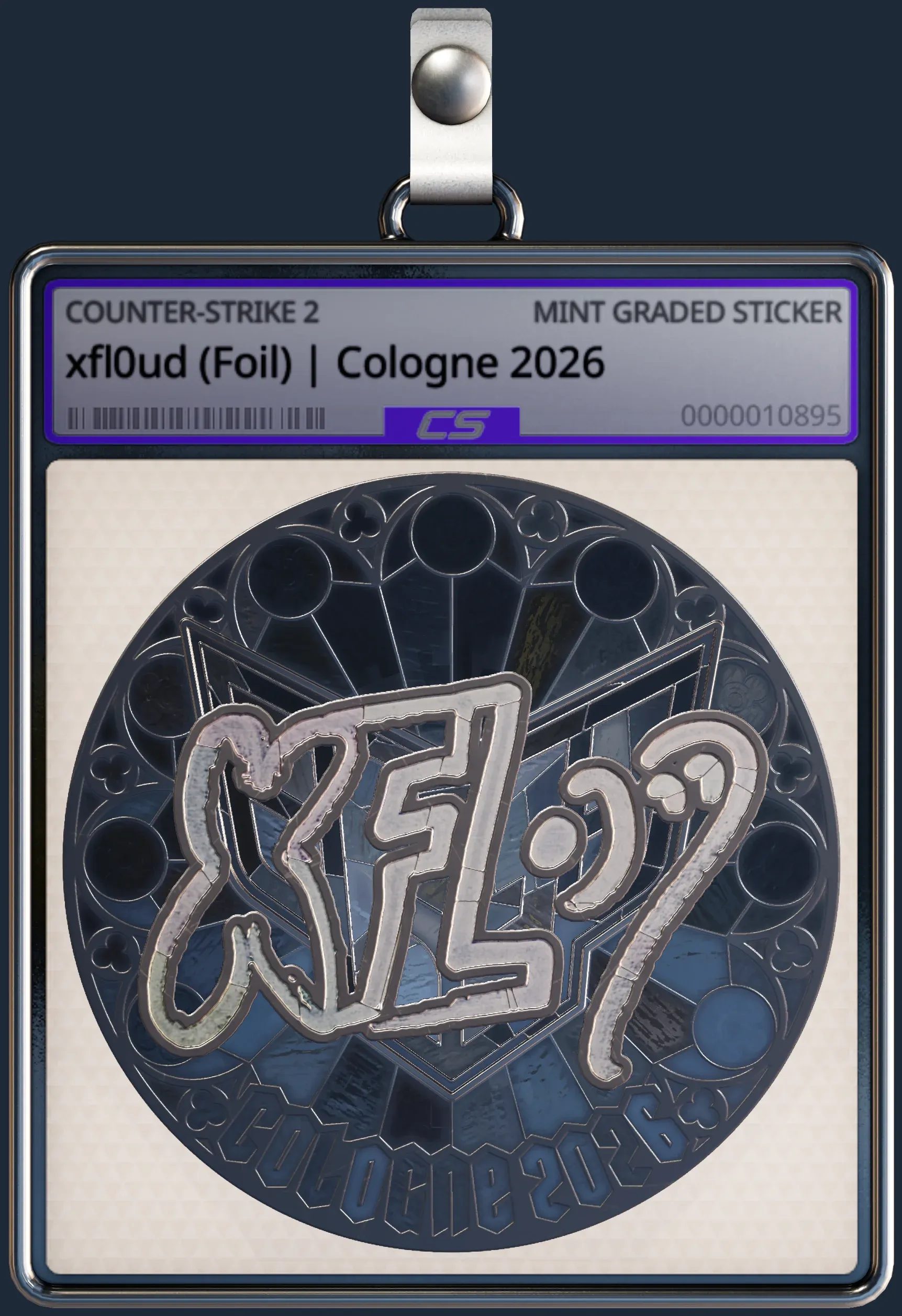 Sticker | xfl0ud (Foil) | Cologne 2026 Sticker | xfl0ud (Foil) | Cologne 2026