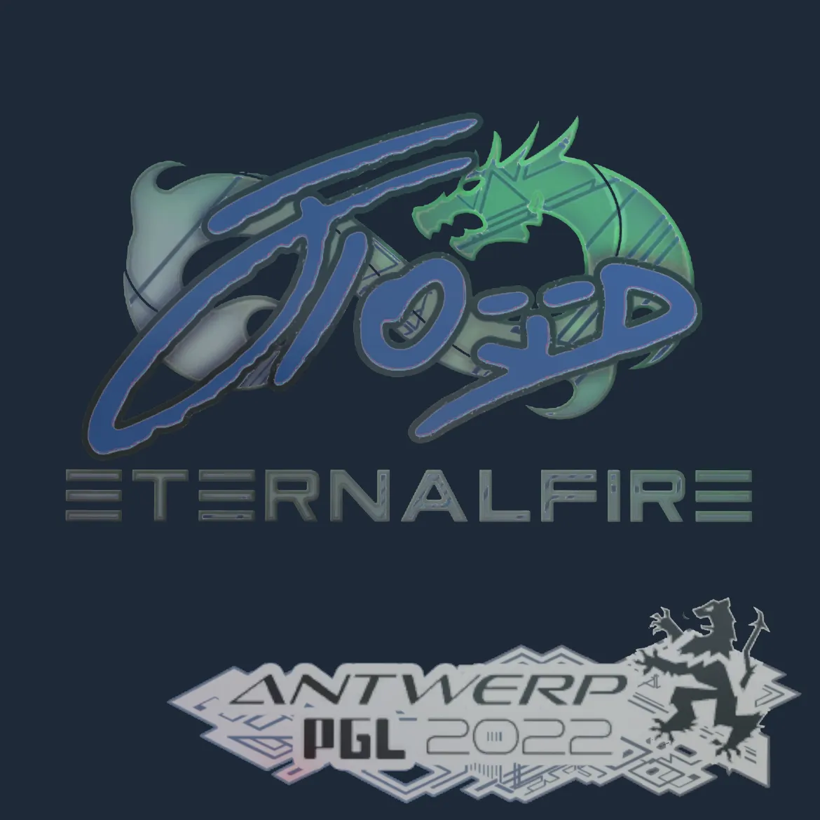 Sticker | xfl0ud (Holo) | Antwerp 2022