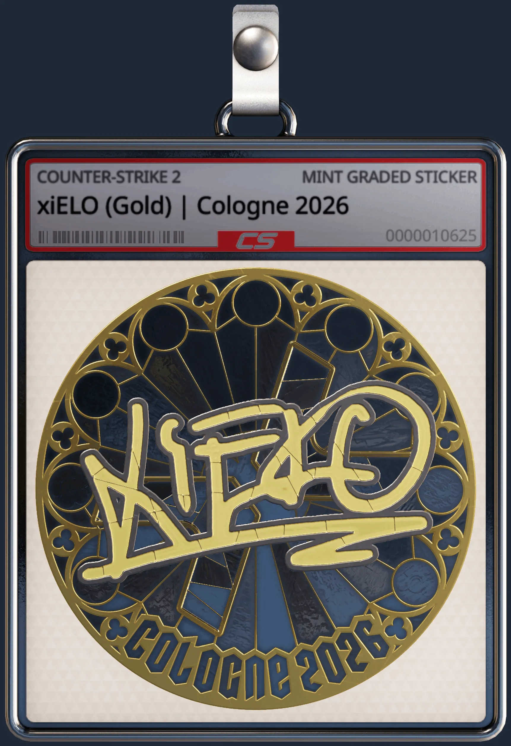 Sticker | xiELO (Gold) | Cologne 2026
