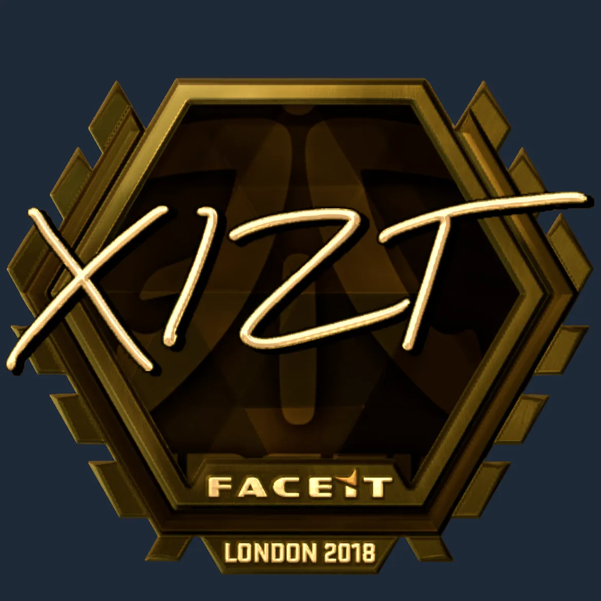 Sticker | Xizt (Gold) | London 2018