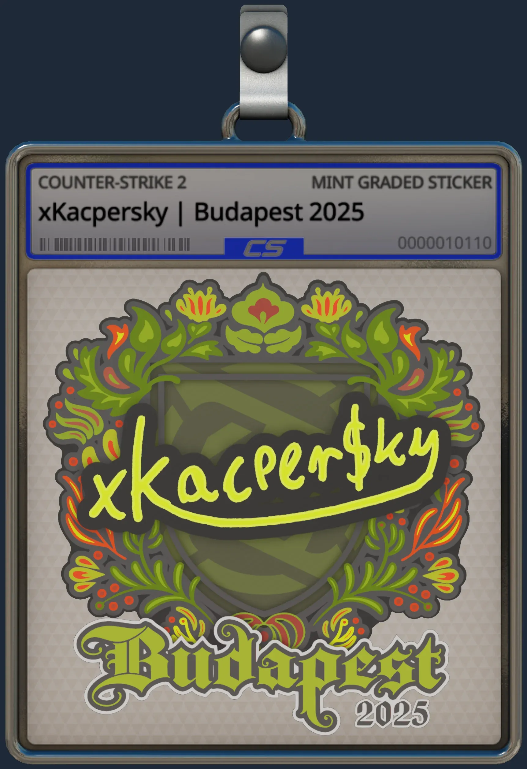 Sticker | xKacpersky | Budapest 2025