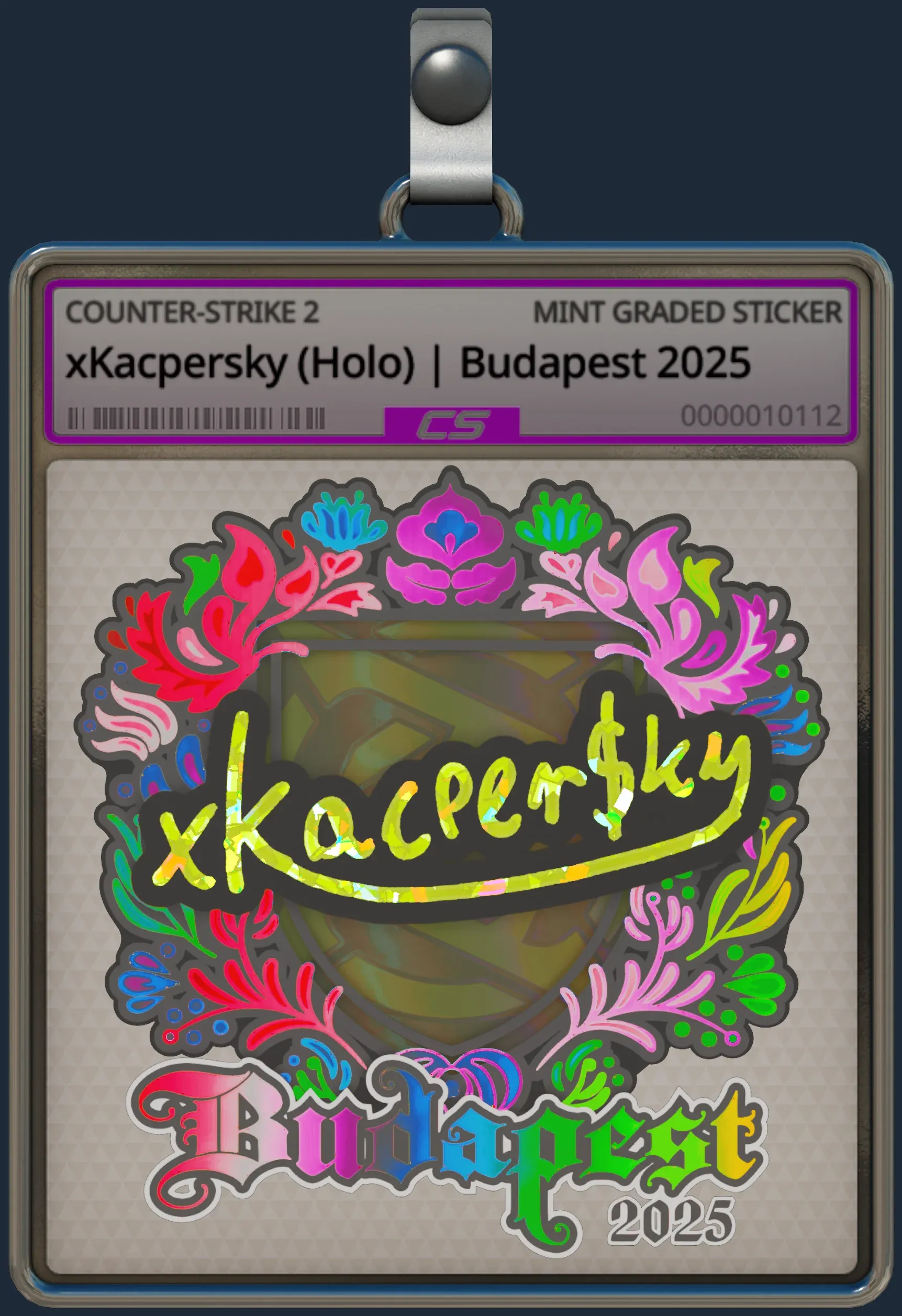 Sticker | xKacpersky (Holo) | Budapest 2025