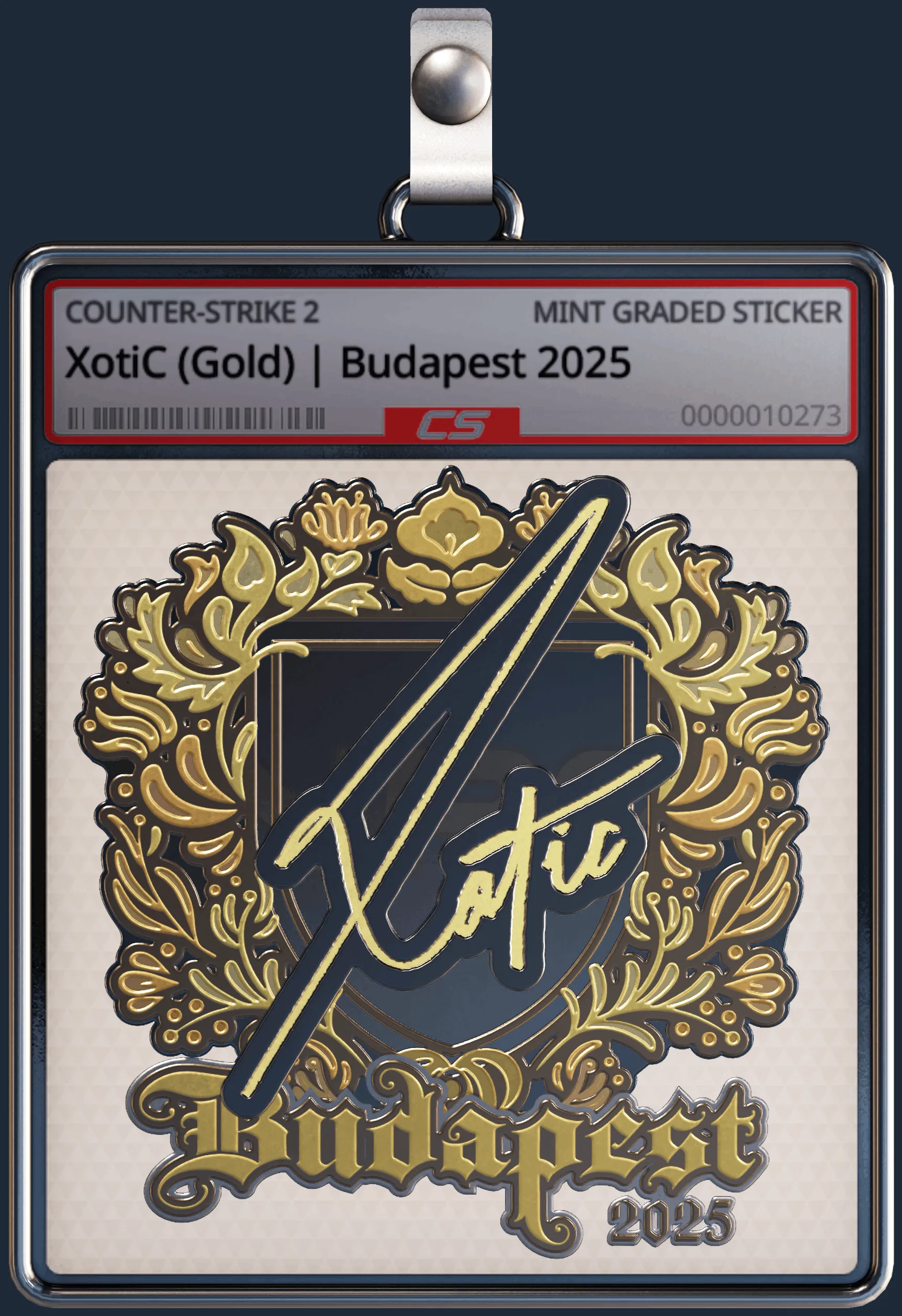 Sticker | XotiC (Gold) | Budapest 2025