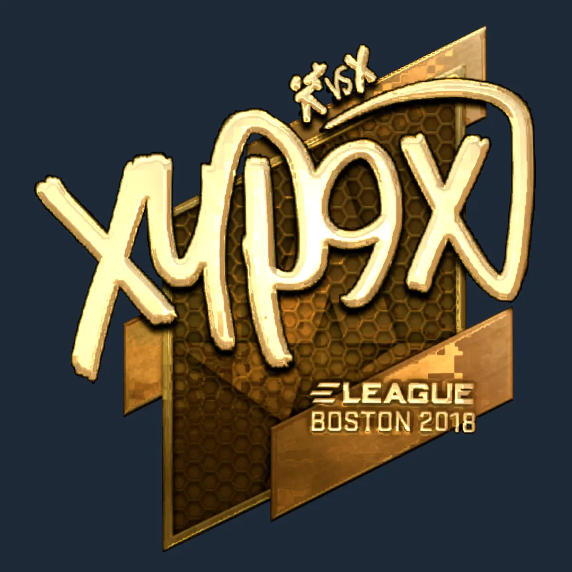 Sticker | Xyp9x (Gold) | Boston 2018