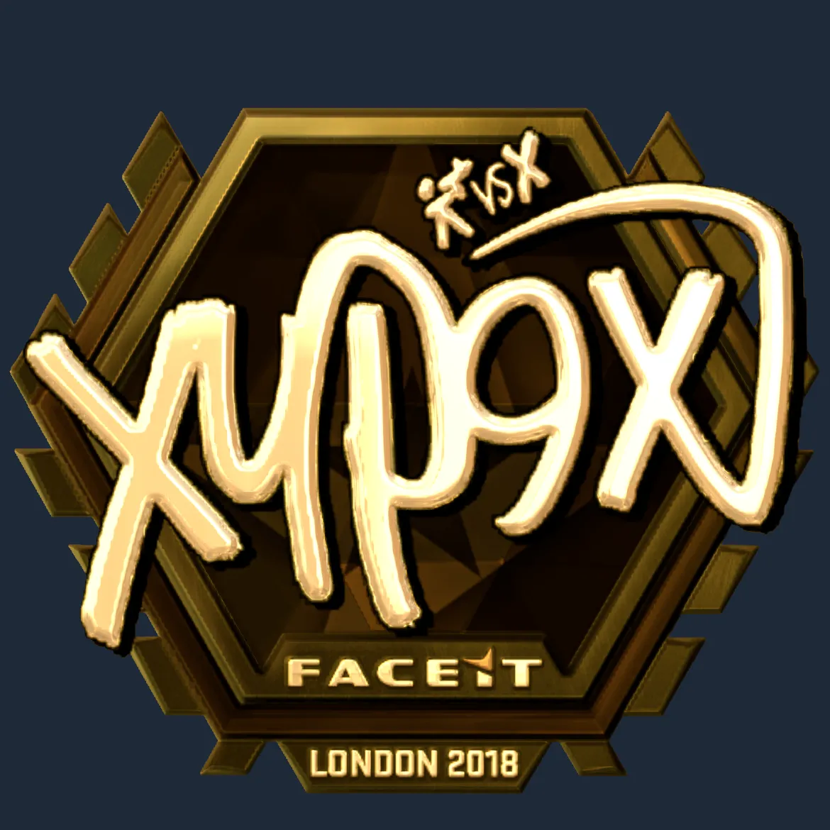 Sticker | Xyp9x (Gold) | London 2018