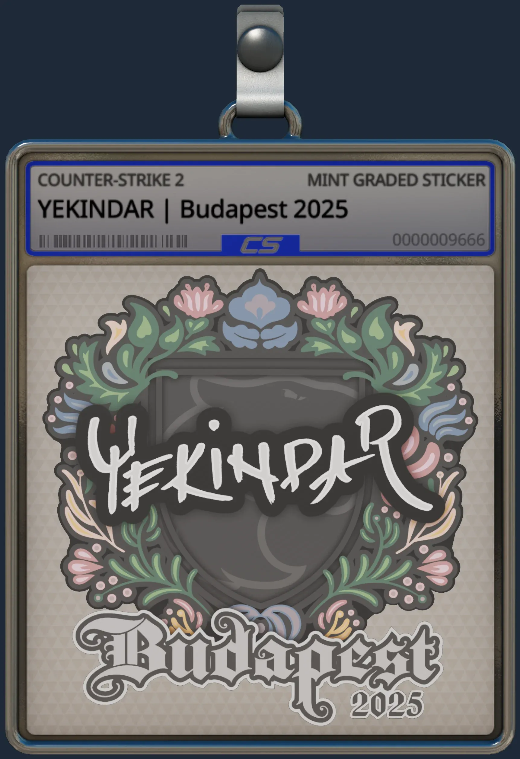 Sticker | YEKINDAR | Budapest 2025 Sticker | YEKINDAR | Budapest 2025
