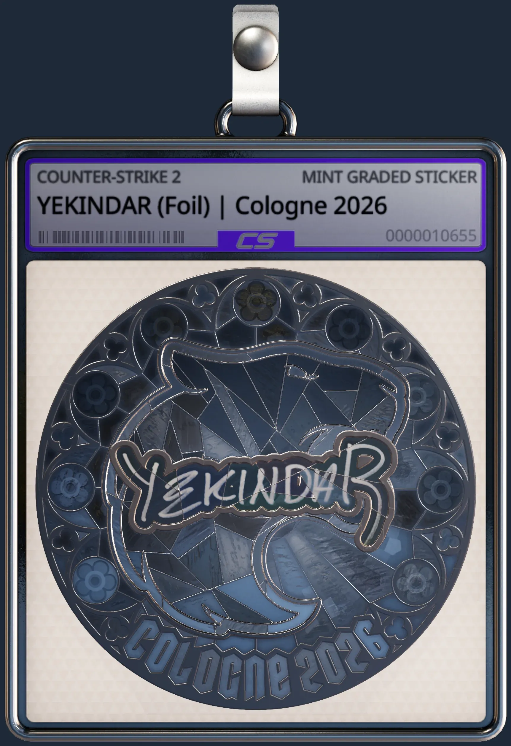 Sticker | YEKINDAR (Foil) | Cologne 2026 Sticker | YEKINDAR (Foil) | Cologne 2026