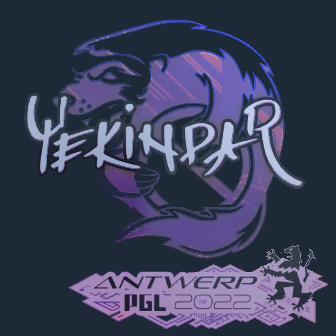 Sticker | YEKINDAR (Holo) | Antwerp 2022