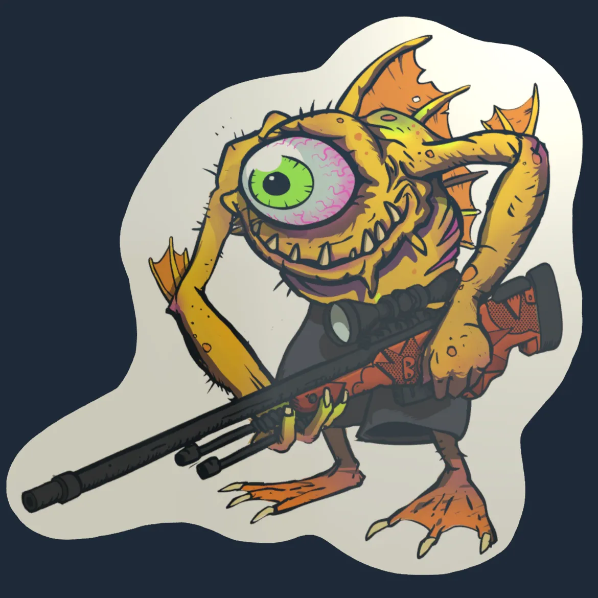 Sticker | Yellow Cyclawps