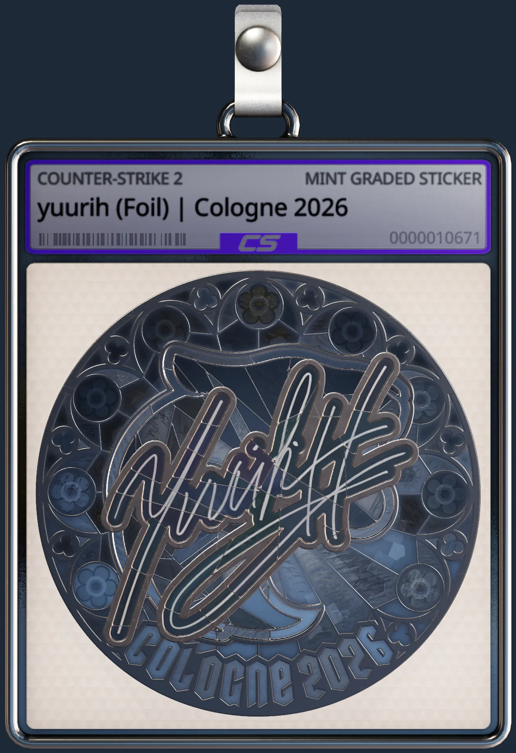 Sticker | yuurih (Foil) | Cologne 2026