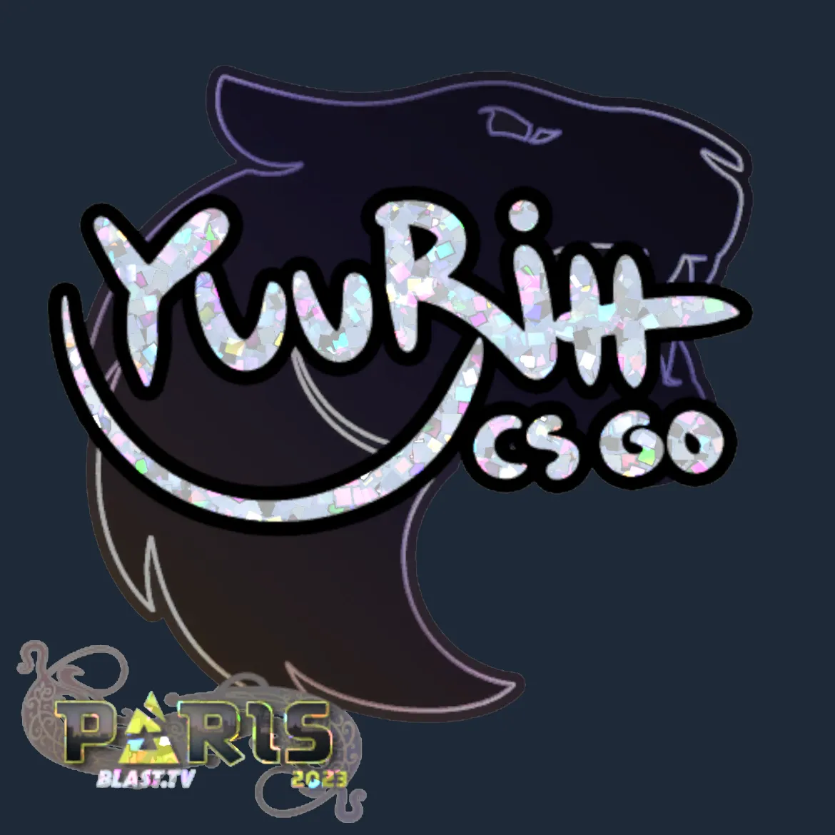 Sticker | yuurih (Glitter) | Paris 2023