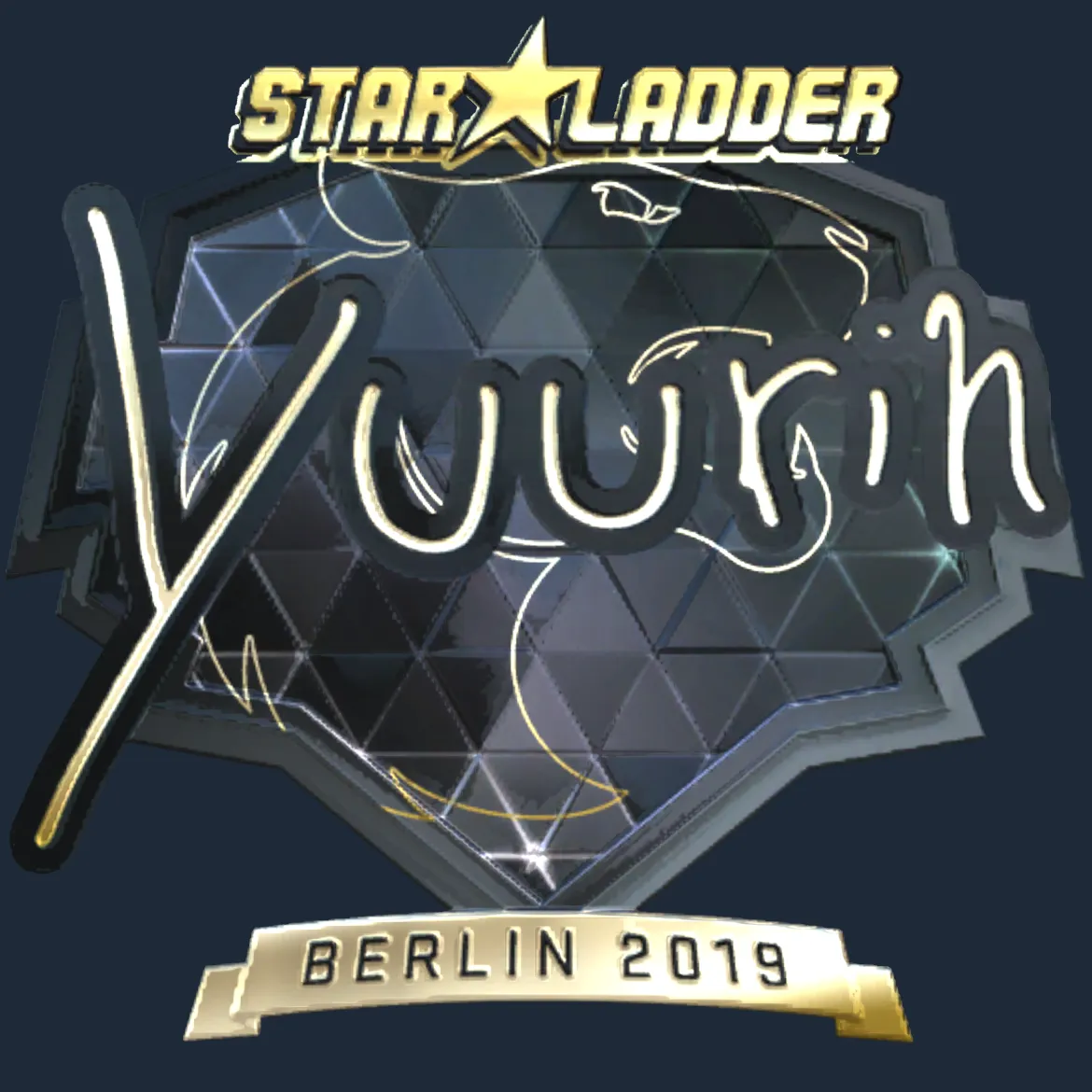 Sticker | yuurih (Gold) | Berlin 2019
