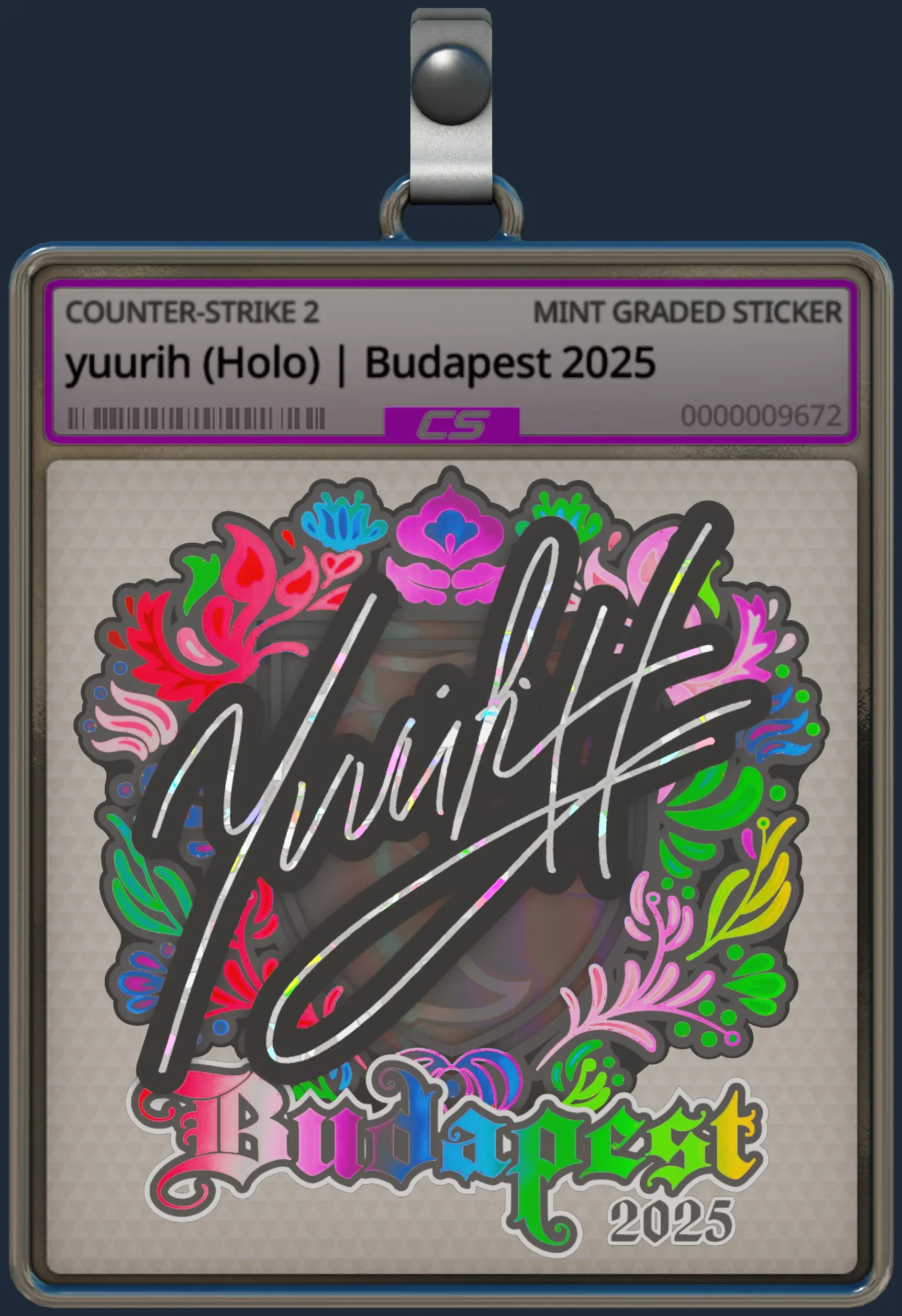 Sticker | yuurih (Holo) | Budapest 2025
