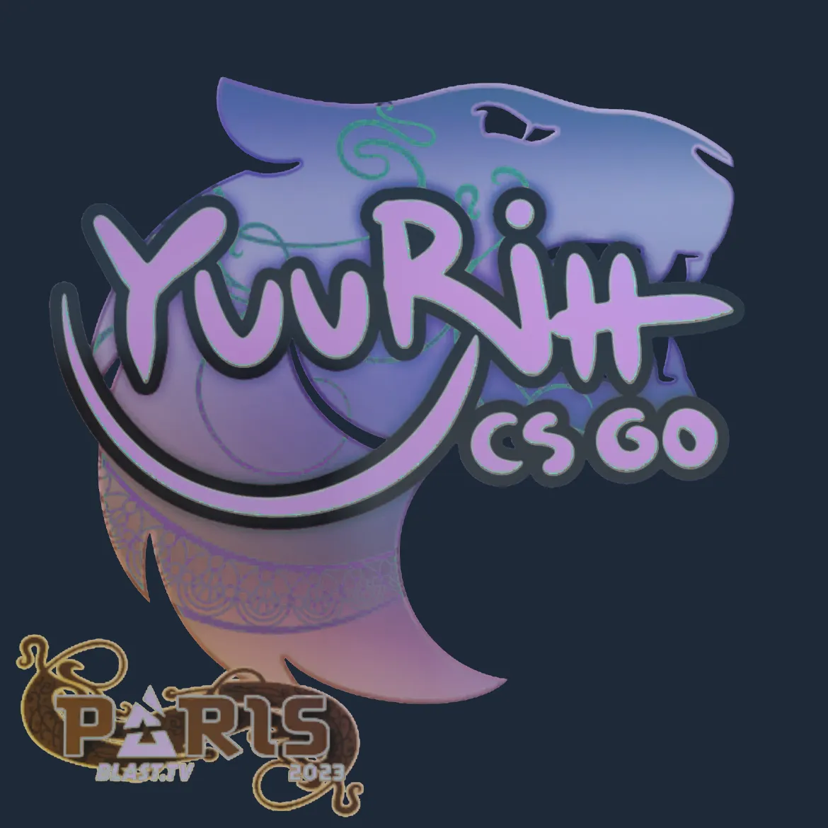 Sticker | yuurih (Holo) | Paris 2023