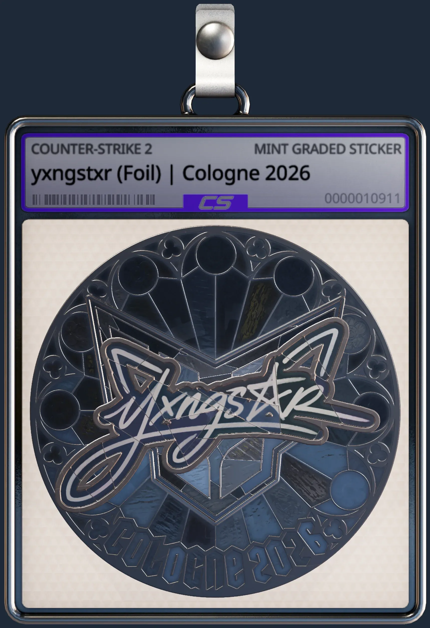 Sticker | yxngstxr (Foil) | Cologne 2026