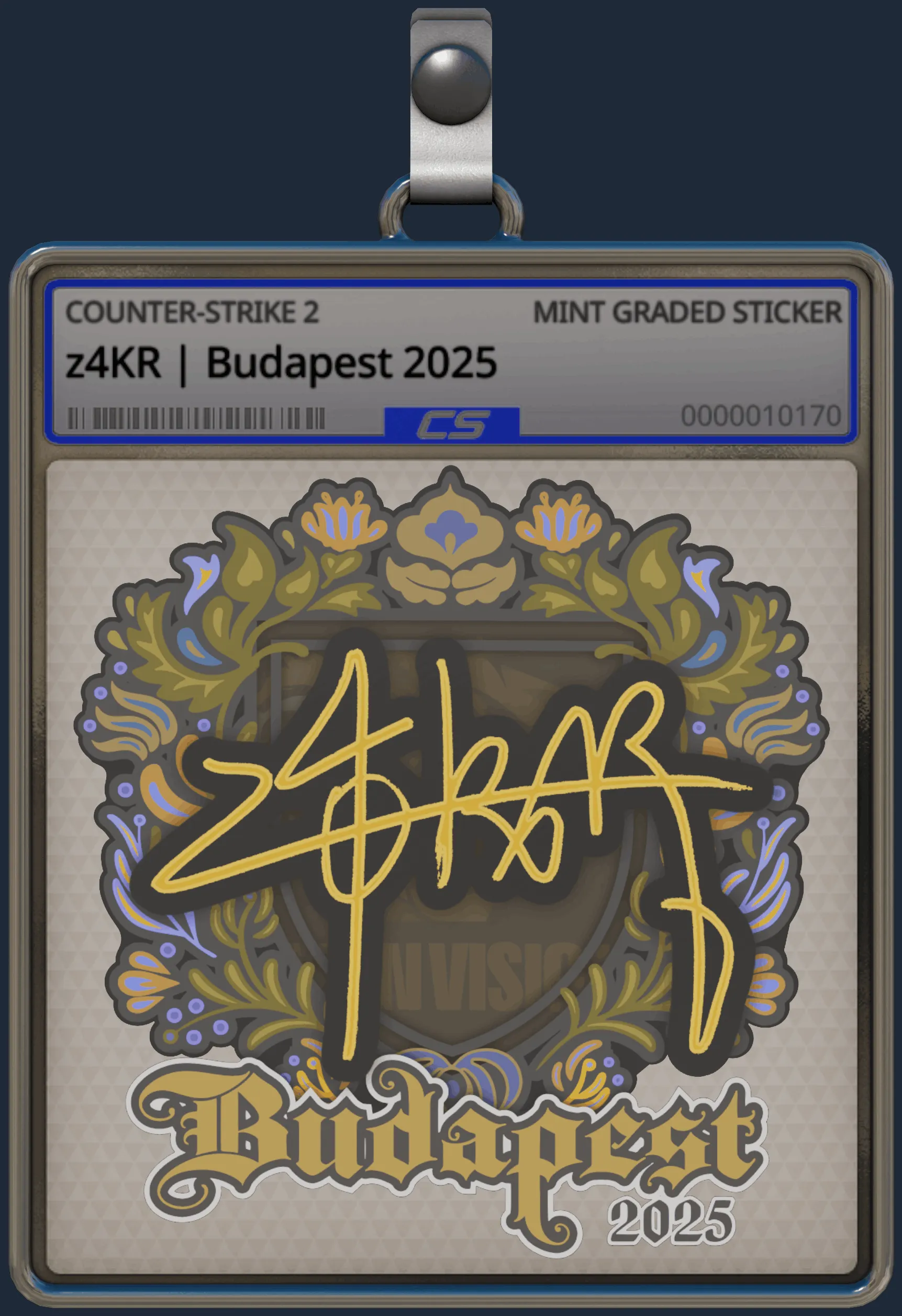 Sticker | z4KR | Budapest 2025