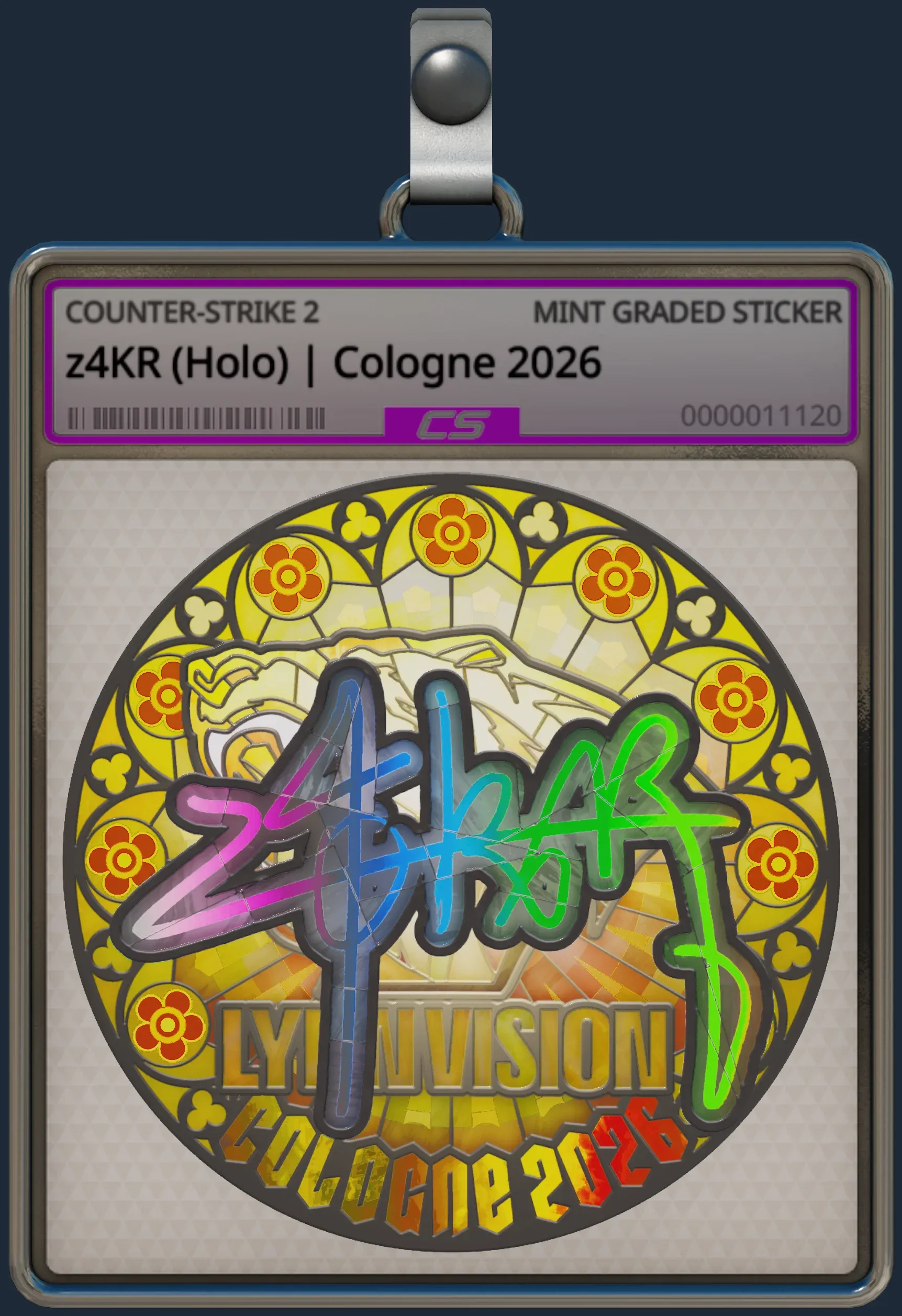 Sticker | z4KR (Holo) | Cologne 2026