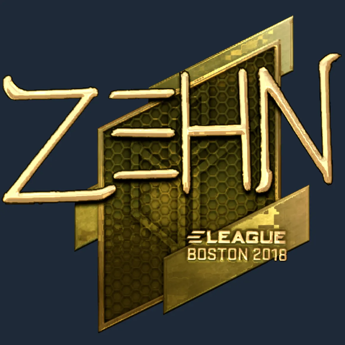 Sticker | zehN (Gold) | Boston 2018