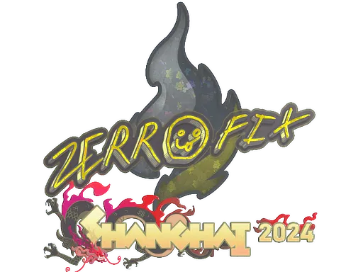 Sticker | zeRRoFIX (Glitter) | Shanghai 2024