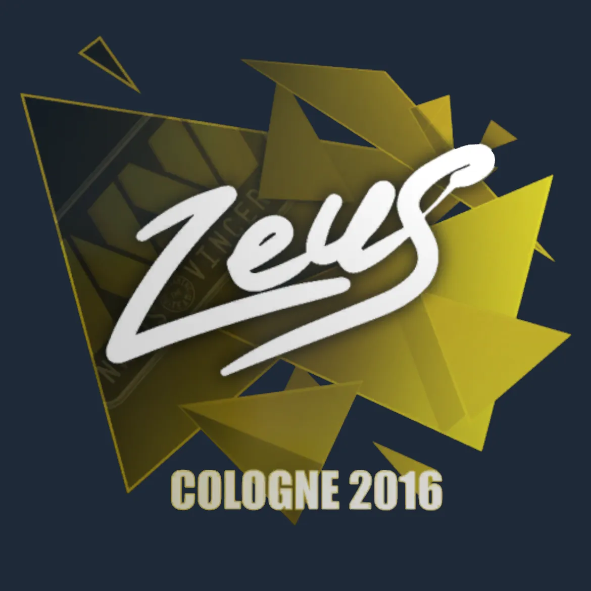 Sticker | Zeus | Cologne 2016
