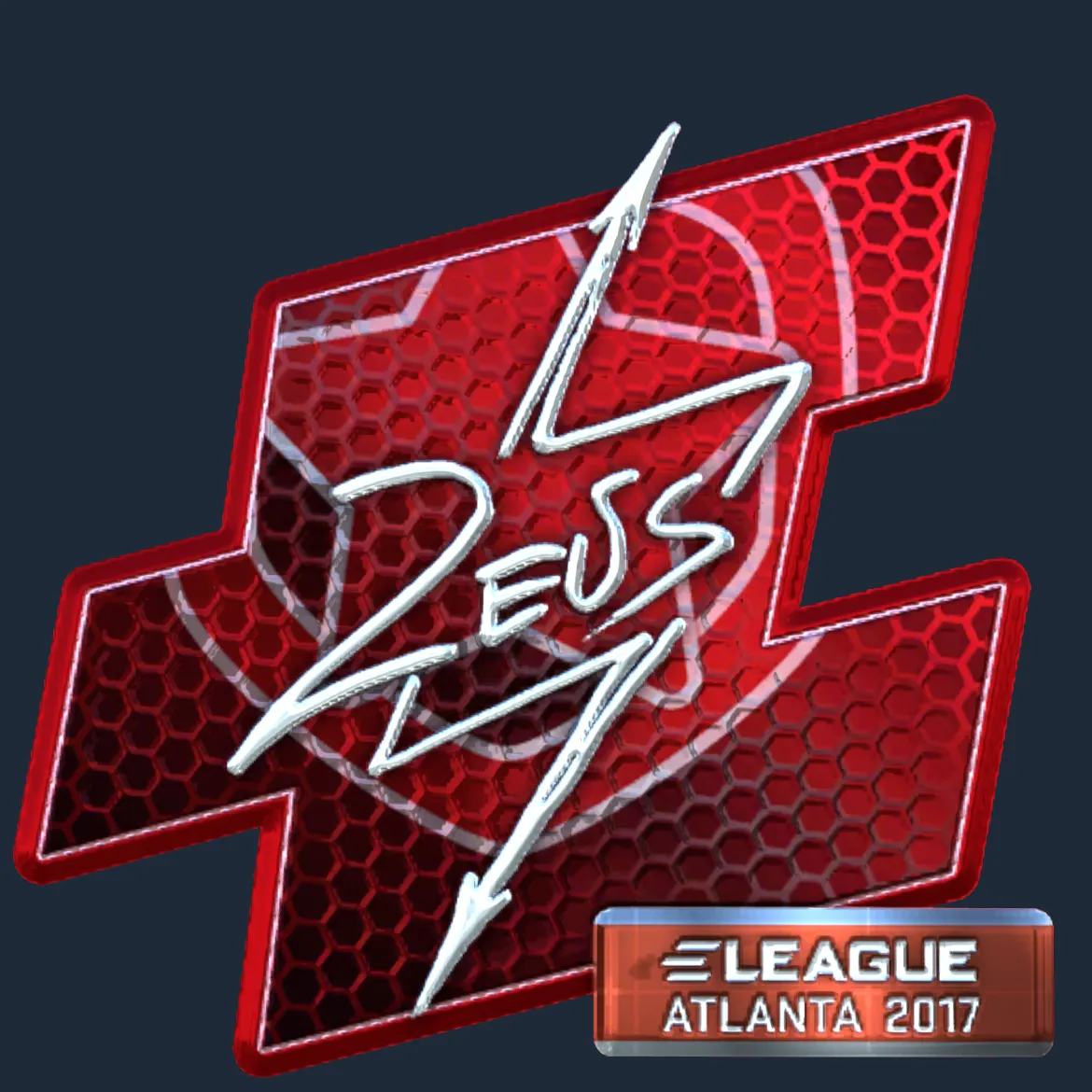 Sticker | Zeus (Foil) | Atlanta 2017