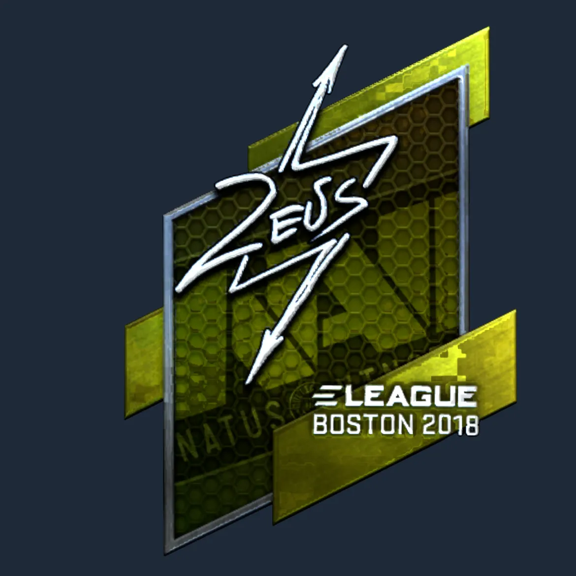 Sticker | Zeus (Foil) | Boston 2018