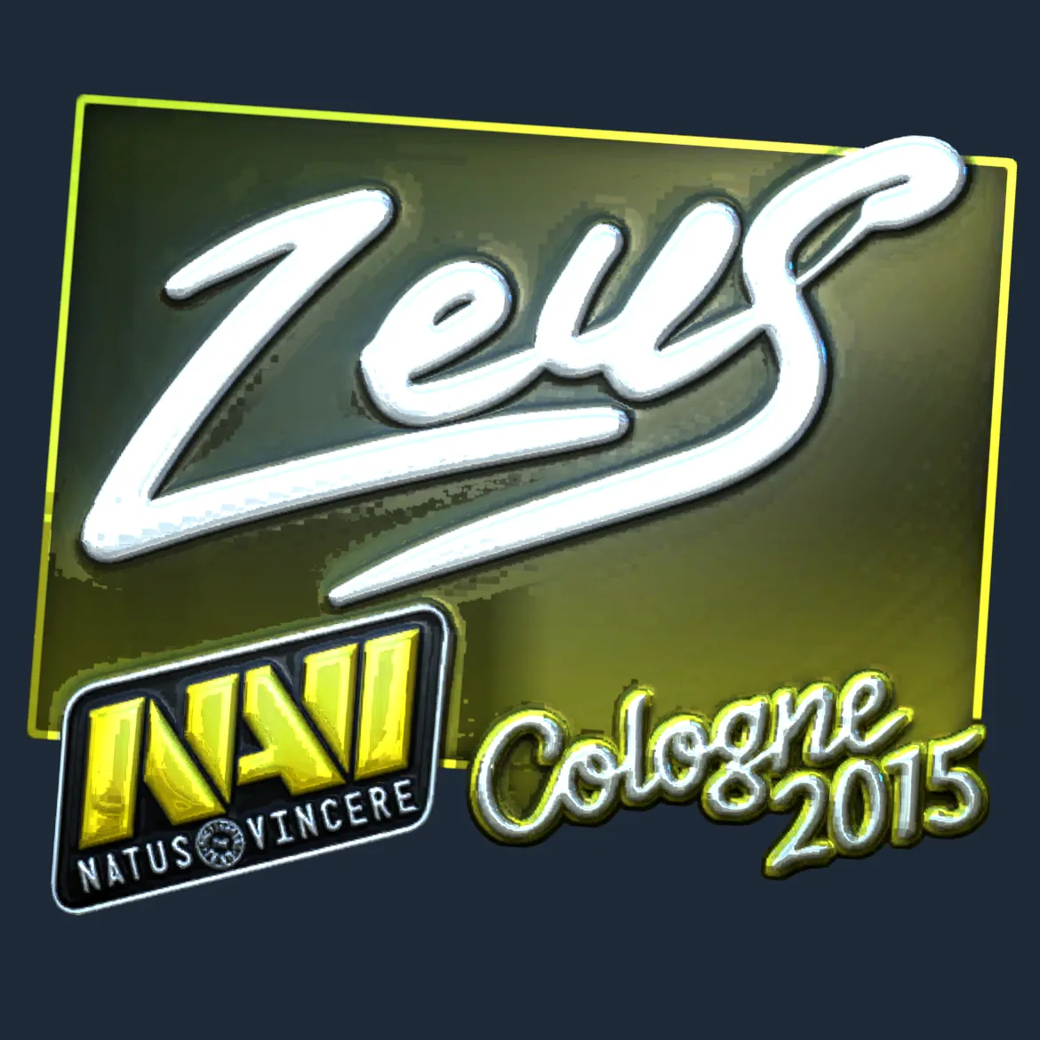 Sticker | Zeus (Foil) | Cologne 2015
