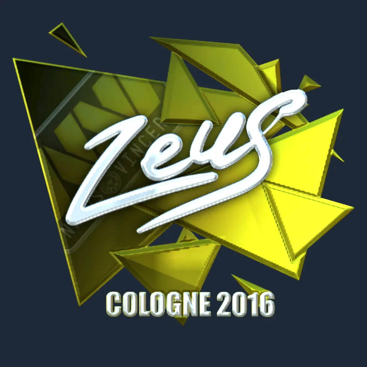 Sticker | Zeus (Foil) | Cologne 2016