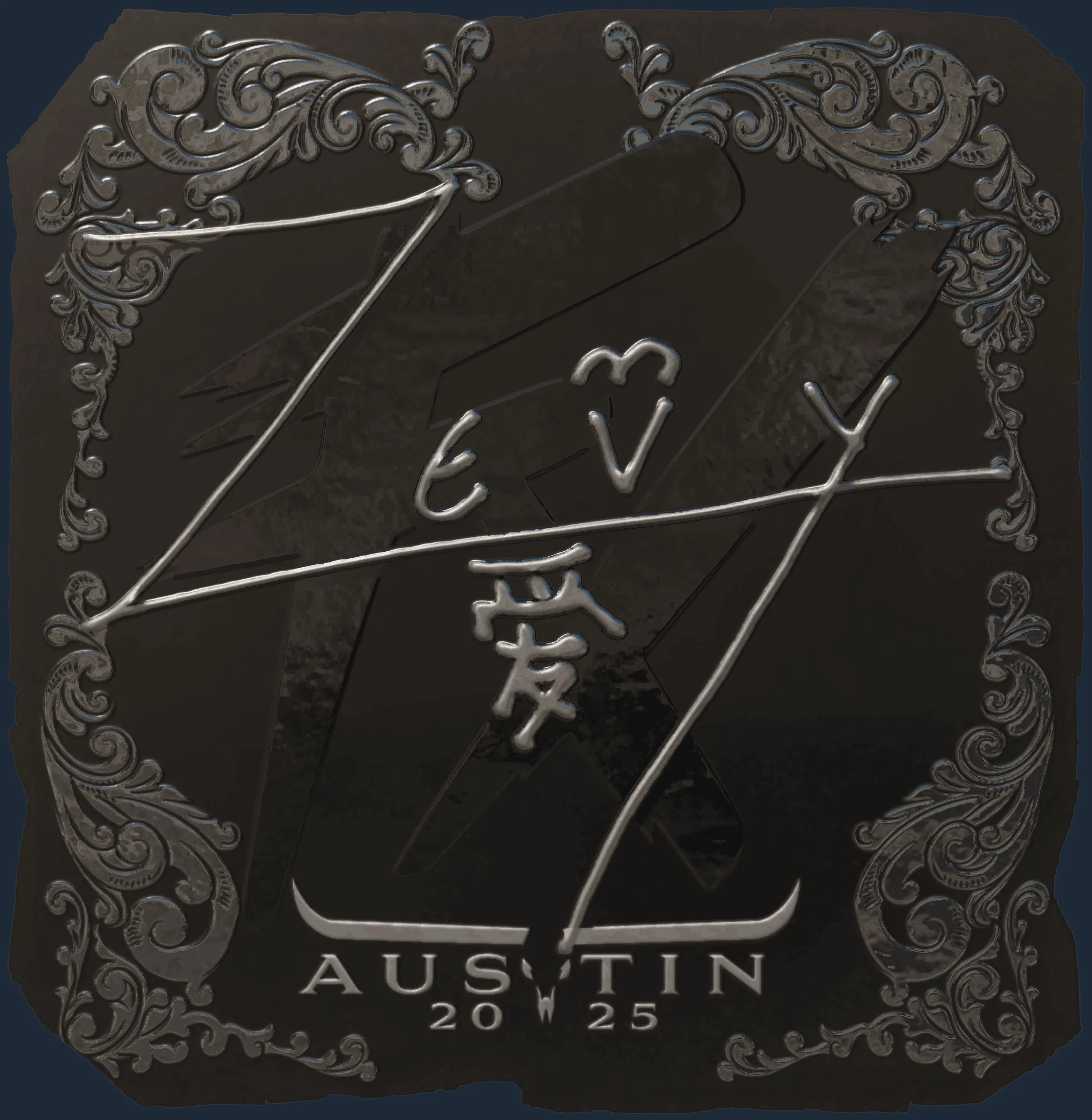 Sticker | zevy (Foil) | Austin 2025