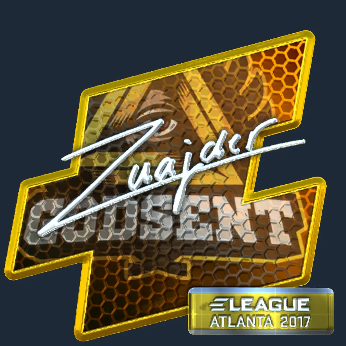 Sticker | znajder (Foil) | Atlanta 2017
