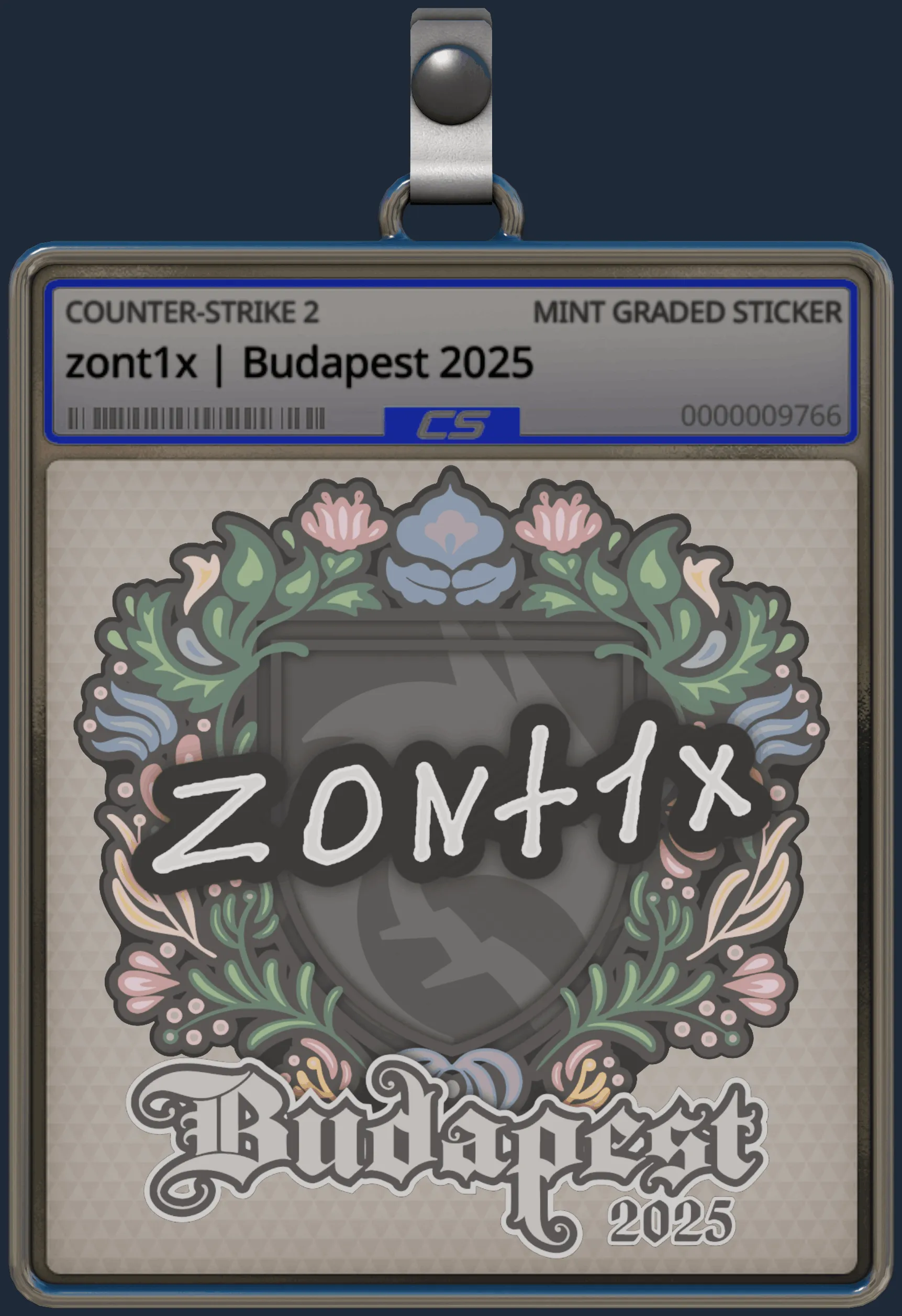 Sticker | zont1x | Budapest 2025