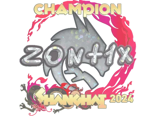 Sticker | zont1x (Glitter, Champion) | Shanghai 2024